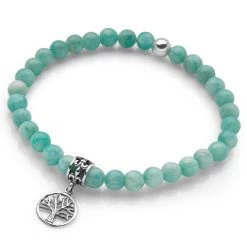 Amazonite Tree Of Life Bracelet