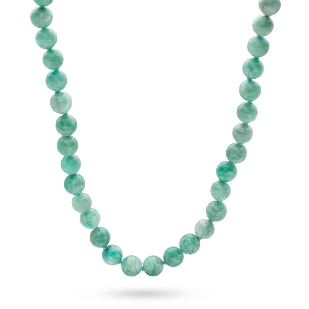 Beaded Amazonite Necklace (41-44cm) - Image 4