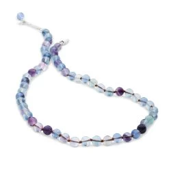 Beaded Fluorite Necklace (40-43cm)