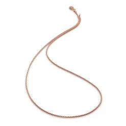 Rose Gold Box Chain 45cm