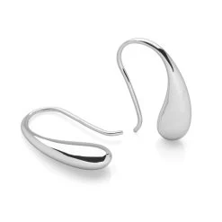 Silver Tear Earrings
