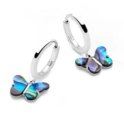 Charmed Butterfly Hoops