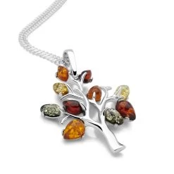 Amber Tree Pendant