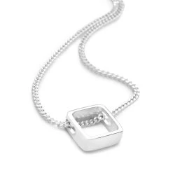 Silver Lining Pendant (Square)